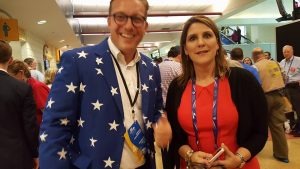 The spectacles of the Convention: colors, costumes, celebrities, talking heads.