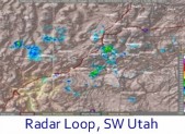 Radar Loop, SW Utah