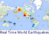 Real Time World Earthquakes