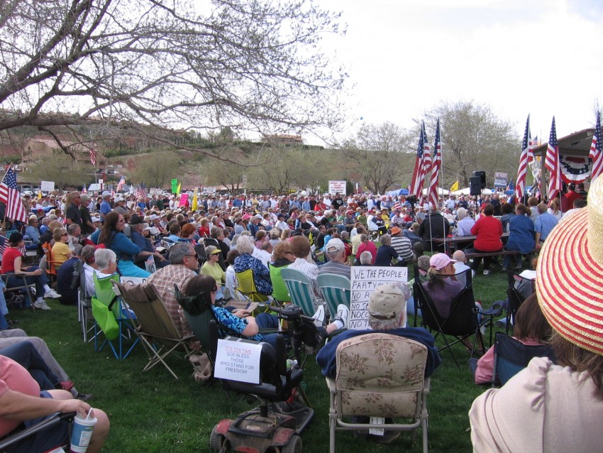 Tea Party Gathering, Saint George, Utah - Mar 29, 2010