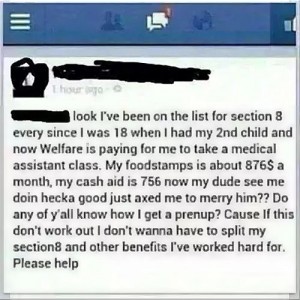 Welfare Prenup