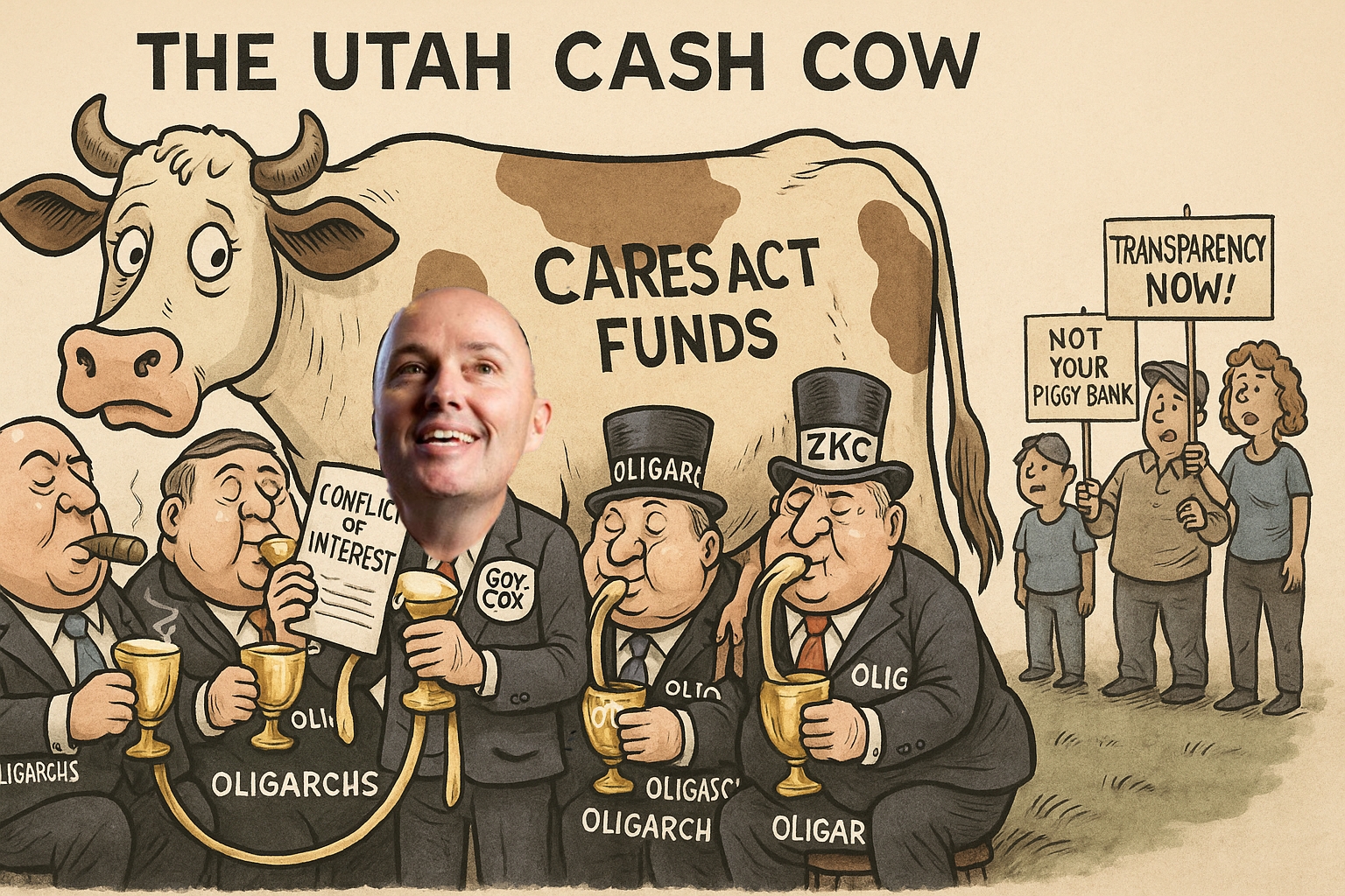 BREAKING: UT Governor Cox Hit with Explosive Corruption Lawsuit Involving  ~$934 MILLION CARES Act Scandal 